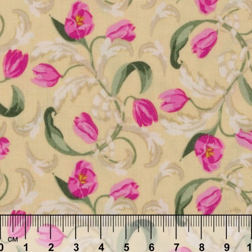 Ткань для пэчворка PEPPY   ВЕСЕННИЙ ЭТЮД   ФАСОВКА   50 x 55 см  146 г/кв.м ± 5   100\% хлопок ВЭ-10 желтый
