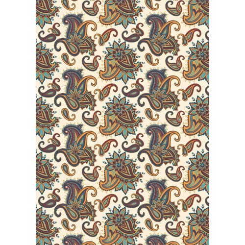 Ткань для пэчворка PEPPY   СКАЗОЧНЫЙ ВОСТОК   ФАСОВКА   50 x 55 см  146 г/кв.м ± 5   100\% хлопок СВ-07 белый