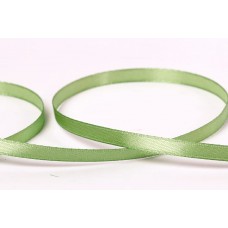 Лента атласная 6 мм ( 1/4 ")  "Gamma"   33 м ± 2 м №083 св.зеленый
