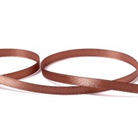 Лента атласная 6 мм ( 1/4 ")  "Gamma"   33 м ± 2 м №031 т-коричневый