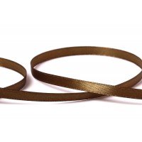 Лента атласная 6 мм ( 1/4 ")  "Gamma"   33 м ± 2 м №144 т.хаки