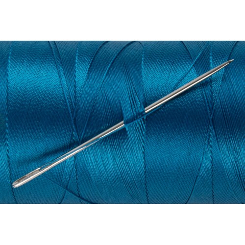 Швейные нитки (полиэстер) 210D/3   "Gamma"  / "Micron"   912 м  1000 я №264 св.синий