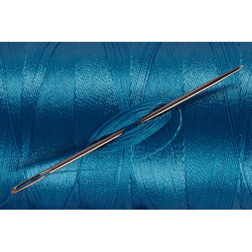 Швейные нитки (полиэстер) 210D/3   "Gamma"  / "Micron"   912 м  1000 я №264 св.синий