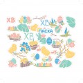 CIB-07 Декоративные элементы 190 г/кв.м 13.5 х 9.5 см 5 упак. СК/Распродажа 170105 Пасха