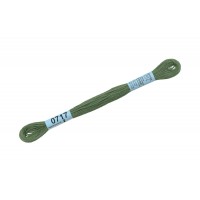 Нитки для вышивания "Gamma"    мулине  ( 0207-0819 )  100\% хлопок   24 x  8 м №0717 гороховый