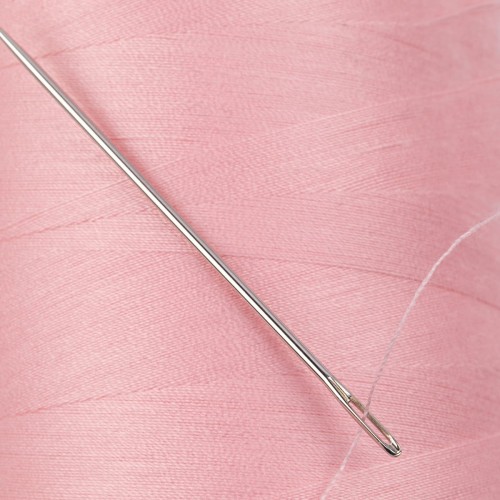 Швейные нитки (полиэстер) 40/2   "Nitka"  ( 101-200 )  4570 м №154 розовый