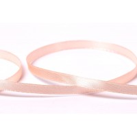 Лента атласная 6 мм ( 1/4 ")  "Gamma"   33 м ± 2 м №007 персиковый