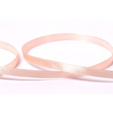 Лента атласная 6 мм ( 1/4 ")  "Gamma"   33 м ± 2 м №007 персиковый