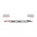 BMA-01 0.7 мм - 7 мм кисть/перо скошенное 1 шт. K248 розовый пастельный/Pastel Rose