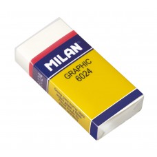 "Milan"   Ластик Graphic 6024 с карт. держателем   5х2.3х0.9 см  24 шт. CPM6024