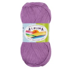 Пряжа ALPINA "VIVEN"   100\% бамбук   10 шт. х  50 г  405 м ± 15 м №25 сиреневый