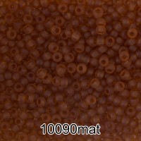 Бисер Чехия круглый 3   10/0   2.3 мм  500 г 10090 mat (Ф631) коричневый мат.