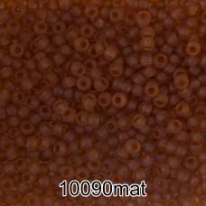 Бисер Чехия круглый 3   10/0   2.3 мм  500 г 10090 mat (Ф631) коричневый мат.