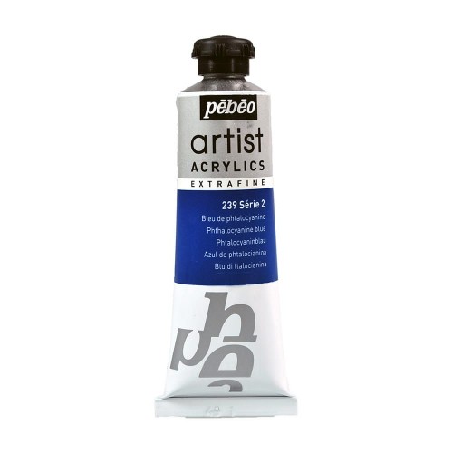 Краска акриловая "PEBEO"   Artist Acrylics extra fine №2   37 мл 907-239 фталоцианин синий