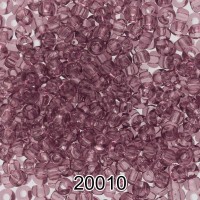 Бисер Чехия круглый 2   10/0   2.3 мм  500 г 20010 (Ф095) св.лиловый