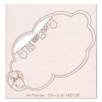 "Mr.Painter"   CHI-9   Чипборд   9.5 см х 10 см  1 шт. 180108 "Зефирка"
