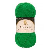 Пряжа Камтекс КТ "Воздушная"   50\% акрил, 25\% шерсть, 25\% мериносовая шерсть   5 шт. х  100 г  370 м  044 трава