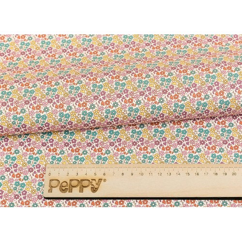 Ткань для пэчворка PEPPY   КРОШКИ-МАТРЁШКИ   ФАСОВКА   50 x 55 см  146 г/кв.м ± 5   100\% хлопок КМ-13 кремовый