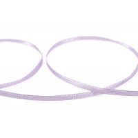 Лента атласная 3 мм ( 1/8 ")  "Gamma"   AL-3P   двухстор.   91.4 м №081 св.фиолетовый