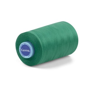 Швейные нитки (полиэстер) 50/2   "Gamma"  ( 201-300 )  4570 м №212 зеленый