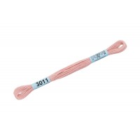 Нитки для вышивания "Gamma"    мулине  ( 0820-3070 )  100\% хлопок   24 x  8 м №3011 розовый
