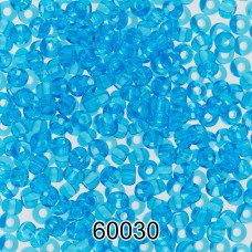 Бисер Чехия круглый 2   10/0   2.3 мм  500 г 60030(Ф178) голубой