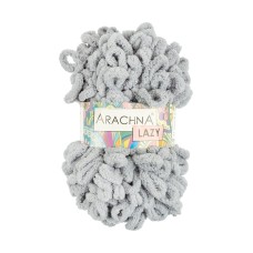 Пряжа ARACHNA "LAZY"   100\% микрополиэстер   5 шт. х  100 г  8.5 м ± 0.2 м №02 св.серый
