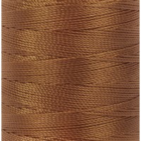 Швейные нитки (полиэстер) 500D/3   "Gamma"  / "Micron"   обувные    200 я  183 м №149 т.рыжий