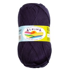 Пряжа ALPINA "TOMMY"   100\% микнес   10 шт. х  50 г  130 м ± 10 м №024 т.синий