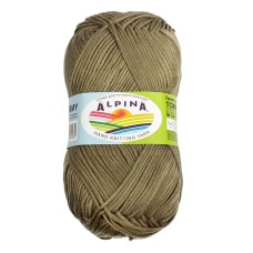 Пряжа ALPINA "TOMMY"   100\% микнес   10 шт. х  50 г  130 м ± 10 м №034 оливковый