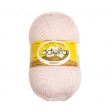Пряжа ADELIA "JESSICA"   67\% шерсть, 33\% полиэстер   5 шт. х  100 г  260 м ± 10 м №27 бл.розовый