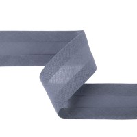 Косая бейка Х/Б   ФАСОВКА   "Gamma"   GK-40C   40 мм  5 х  5.4 м №072 т.серый