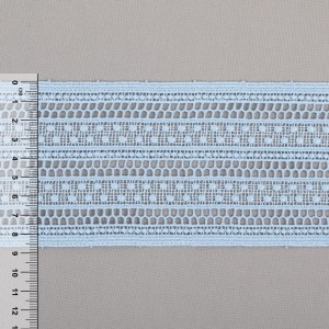 Гипюр "Gamma"   87 мм  GGM-8701   в пакете   10 м ± 0.2   Турция GP011B голубой