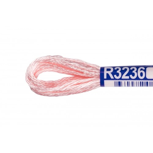 Нитки для вышивания "Gamma"   мулине   100\% вискоза   12 x  8 м R3236 розовый
