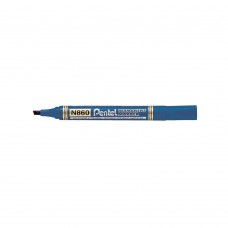 "Pentel"   Маркер перманентный   1.8 - 4.5 мм   перо скошенное   12 шт. N860-CE синий