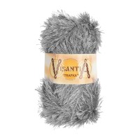 Пряжа VISANTIA "TRAFKA"   100\% полиэстер   5 шт. х  100 г  150 м ± 3 м №0006 св.серый