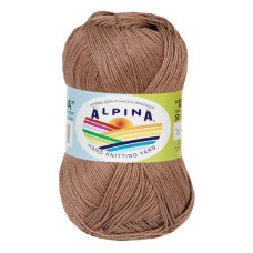 Пряжа ALPINA "XENIA"   100\% мерсеризованный хлопок   10 шт. х  50 г  240 м ± 10 м №046 серо-коричневый
