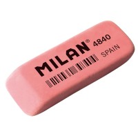 "Milan"   Ластик 4840 скошенный   5.2х1.9х0.8 см  40 шт. CNM4840 розовый