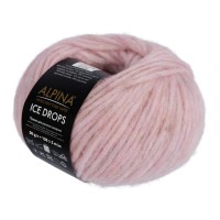 Пряжа ALPINA "ICE DROPS"   58\% альпака, 14\% шерсть, 28\% полиамид   10 шт. х  50 г  150 м ± 5 м №09 св.розовый