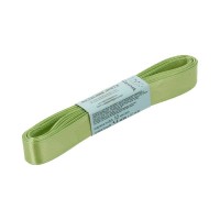 Лента атласная 12 мм ( 1/2 ")  "Gamma"   AL-12P   ФАСОВКА   10 x  5.4 м №062 бл.зеленый