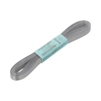 Лента атласная 6 мм ( 1/4 ")  "Gamma"   AL-6P   ФАСОВКА   10 x  5.4 м №088 стальной