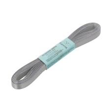 Лента атласная 6 мм ( 1/4 ")  "Gamma"   AL-6P   ФАСОВКА   10 x  5.4 м №088 стальной