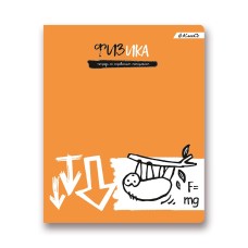 "Светоч"   Тетрадь предметная "Грызем гранит науки"   A5+   48 л.  на скобе   65 г/кв.м , белизна 100 \%  10 шт. , клетка 48ТСК5_000179 Физика