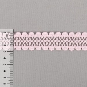 Гипюр "Gamma"   28 мм  GGM-2802   в рулоне   10 м ± 0.2 GP008PI розовый