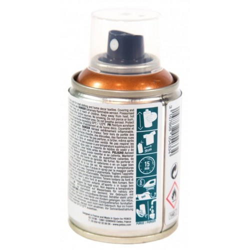 "PEBEO"   Краска для текстиля 7А Spray (аэрозоль)   100 мл 805433 медь