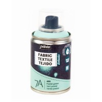 "PEBEO"   Краска для текстиля 7А Spray (аэрозоль)   100 мл 805455 пастельный зеленый
