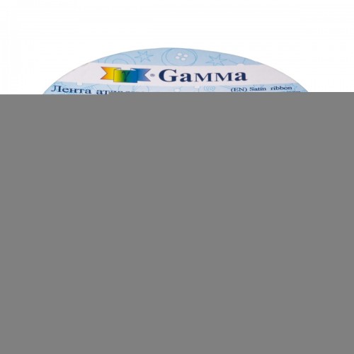 Лента атласная 3 мм ( 1/8 ")  "Gamma"   AL-3P   двухстор.   91.4 м №655K кофейный