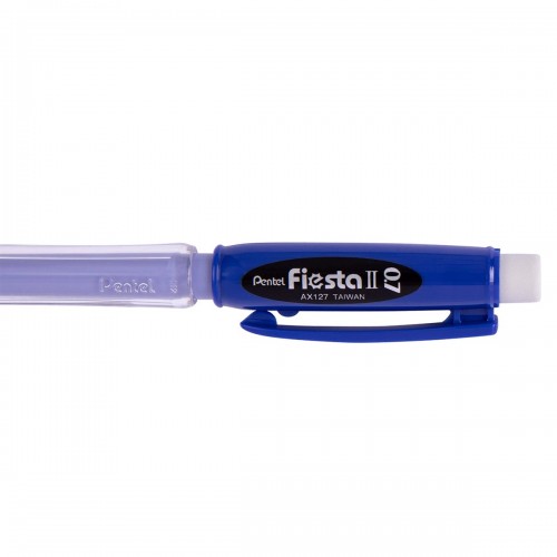 "Pentel"   Карандаш автоматический Fiesta II, c резиновым грипом   0.5 мм  12 шт. AX125-CE синий корпус