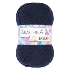 Пряжа ARACHNA "JASMIN"   80\% хлопок, 20\% полиэстер   5 шт. х  100 г ± 10 г  250 м ± 7 м №113 т.синий