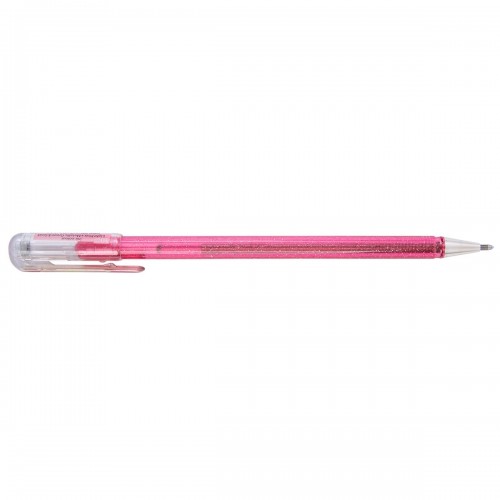 "Pentel"   Ручка гелевая Hybrid Dual Metallic,  d 1 мм K110-DMPX цвет чернил: золотистый цвет чернил: розовый цвет чернил: зелёный